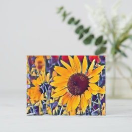 ひまわり ポストカード