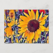 ひまわり ポストカード (正面)