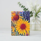 ひまわり ポストカード (スタンド正面)