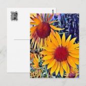 ひまわり ポストカード (正面/裏面)