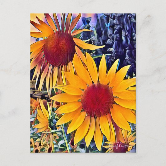 ひまわり ポストカード (正面)