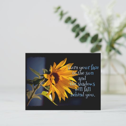 ひまわり ポストカード (スタンド正面)