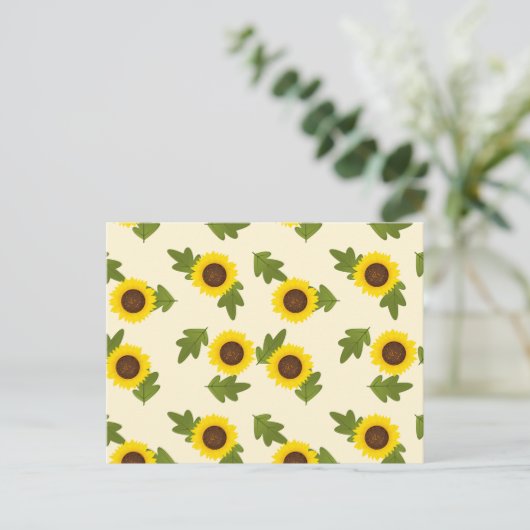 ひまわり ポストカード (スタンド正面)