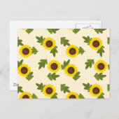 ひまわり ポストカード (正面/裏面)