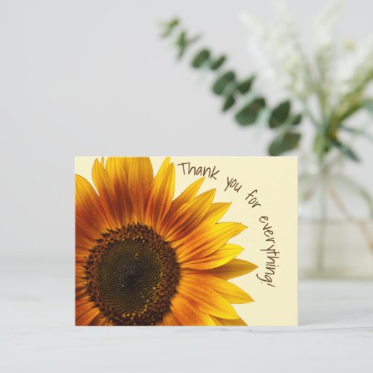 ひまわり ポストカード (スタンド正面)