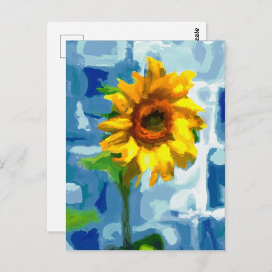 ひまわり ポストカード (正面/裏面)