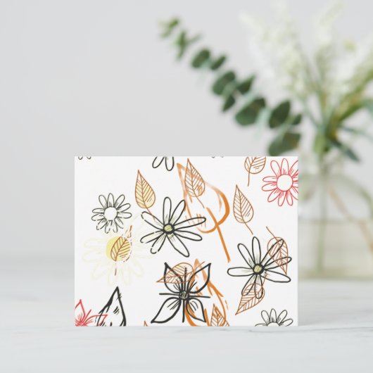 ひまわり ポストカード (スタンド正面)