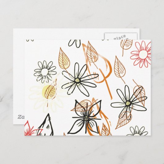 ひまわり ポストカード (正面/裏面)