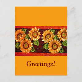 ひまわり ポストカード