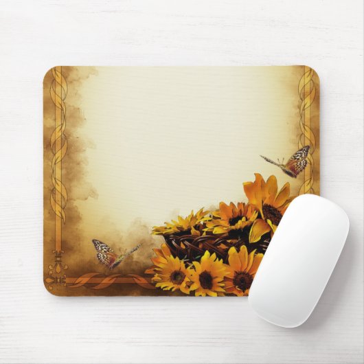 ひまわり マウスパッド (マウス)