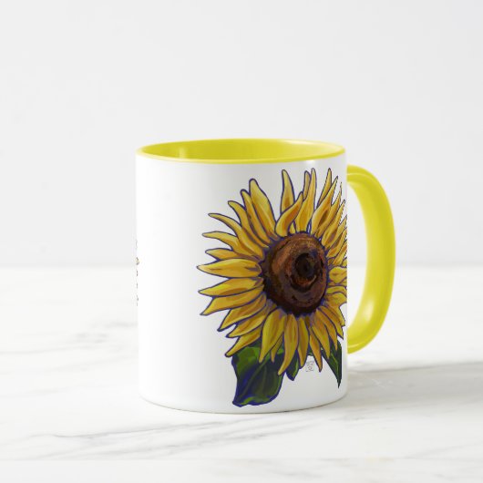 ひまわり マグカップ (正面右)