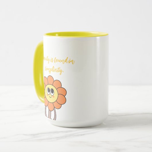 ひまわり マグカップ (正面左)