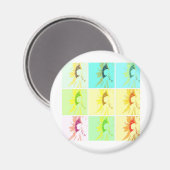 ひまわり マグネット (正面/裏面)