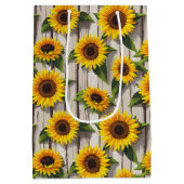 ひまわり ミディアムペーパーバッグ (裏面)