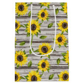 ひまわり ミディアムペーパーバッグ (裏面)