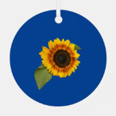ひまわり メタルオーナメント (裏面)