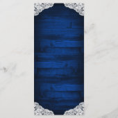 ひまわり メッセージカード ウェディング メニューカード 麻の実 木製レース メニュー (裏面)