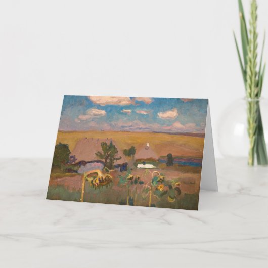 ひまわり | ヤン・スタニスワフスキー カード (正面)