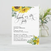 ひまわり ユーカリ ハッピーエバーアフターパーティ 招待状 (スタンド正面)