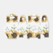 ひまわり ユーカリ ラブ・イン・ブルーム ブライズシャワー フェイバーボックス (折り畳みなし)