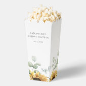 ひまわり ユーカリ ラブ・イン・ブルーム ブライズシャワー フェイバーボックス (はじけた状態)