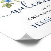 ひまわり ユーカリ 婚約 パーティー ウェルカム サイン (角)