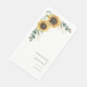 ひまわり ユーカリ 花の結婚式の披露宴 (コーナー)