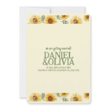 ひまわり ユーカリ 花 ボタニカル ウェディング