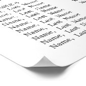 ひまわり ユーカリ 10 テーブル 席次表 ポスター (角)