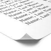 ひまわり ユーカリ 15 テーブル 席次表 ポスター (角)