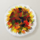 ひまわり ラウンドクッション (裏面)