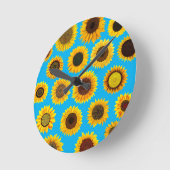 ひまわり ラウンド壁時計 (傾斜)