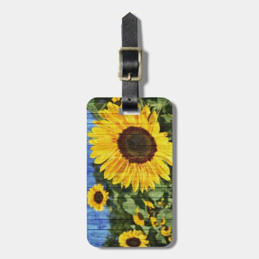 ひまわり ラゲッジタグ (正面縦)