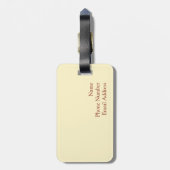 ひまわり ラゲッジタグ (裏面縦)