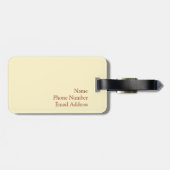 ひまわり ラゲッジタグ (裏面横)