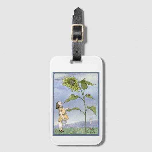 ひまわり ラゲッジタグ (正面縦)