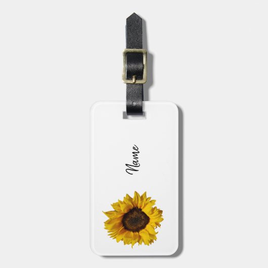 ひまわり ラゲッジタグ (正面縦)