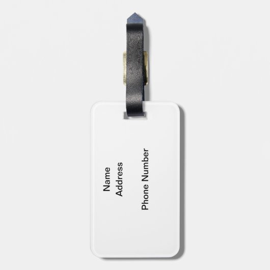 ひまわり ラゲッジタグ (裏面縦)