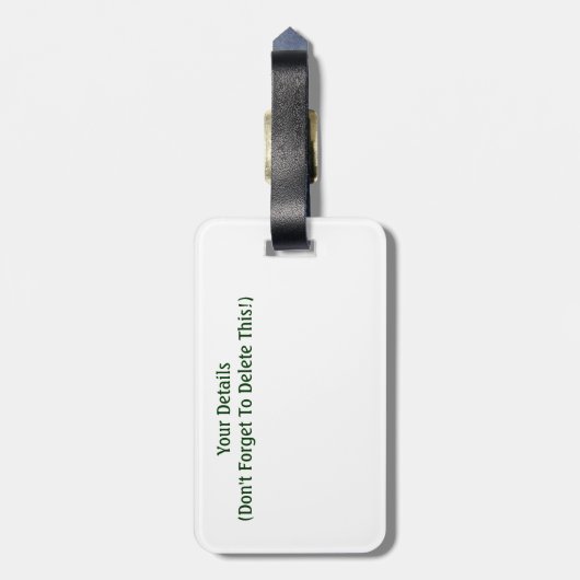 ひまわり ラゲッジタグ (裏面縦)