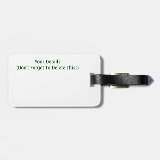 ひまわり ラゲッジタグ (裏面横)