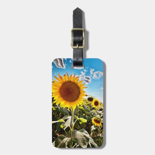 ひまわり ラゲッジタグ (正面縦)