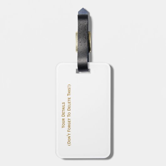 ひまわり ラゲッジタグ (裏面縦)