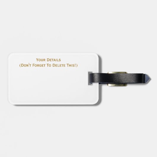 ひまわり ラゲッジタグ (裏面横)