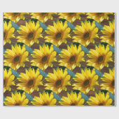 ひまわり ラッピングペーパー (フラット)