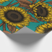ひまわり ラッピングペーパー (角)