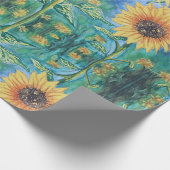 ひまわり ラッピングペーパー (角)