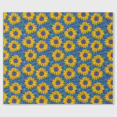 ひまわり ラッピングペーパー (フラット)