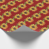 ひまわり ラッピングペーパー (角)