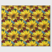 ひまわり ラッピングペーパー (フラット)