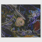 ひまわり ラッピングペーパー (フラット)